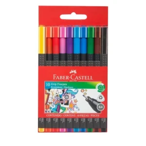 10 Rotuladores Faber Castell 0.4mm