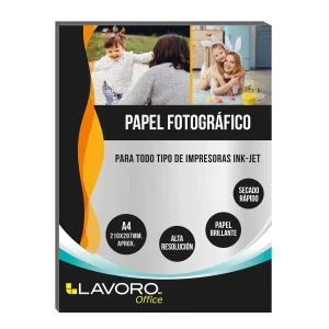 Papel Fotográfico Adhesivo A4 200 gr 20 Hojas | Lavoro